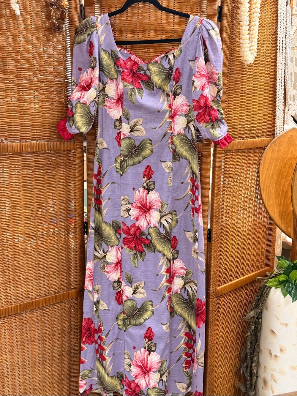 Vintage Princess Ka‘iulani Mu‘u Dress with Train - Size 2